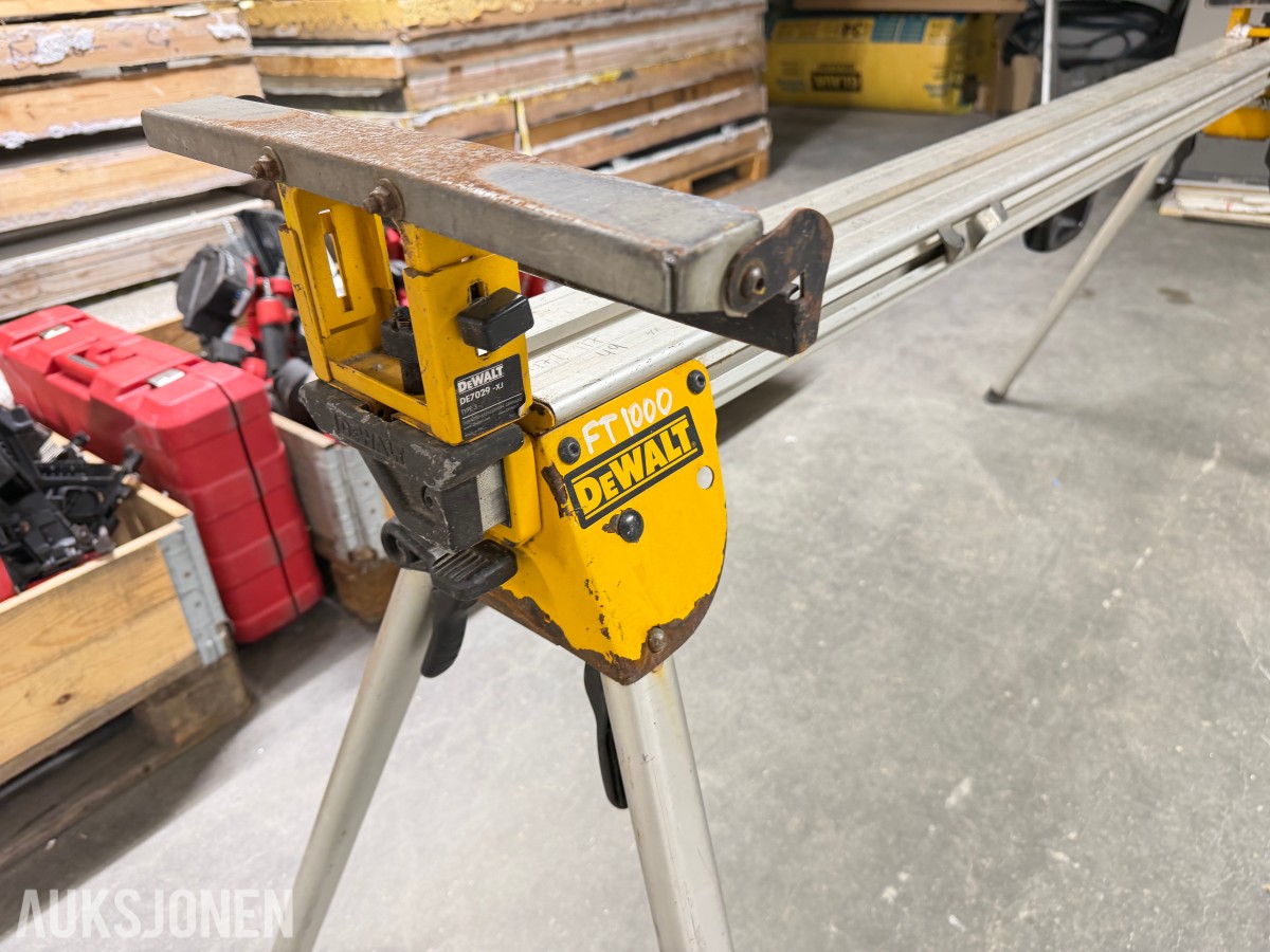 DEWALT KAPP- OG GJÆRSAGSTATIV FT1000 – 2 STK SAMLET