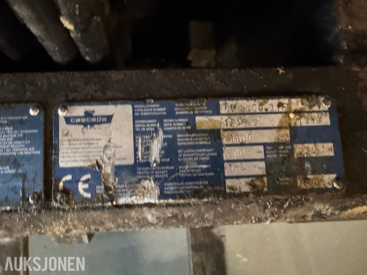Linde ET16 MOTVEKT TRUCK ELETRISK
