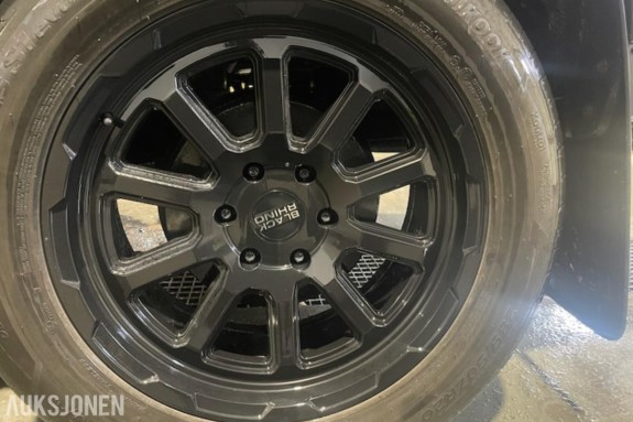 4 stk Black Rhino 20" felger med Hankook sommerdekk 285/50 R20 