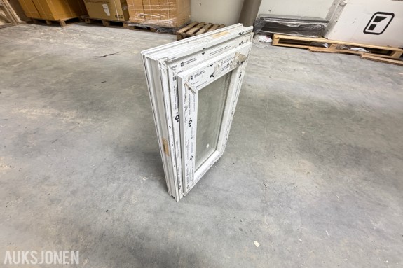 PVC-VINDU 79 X 49 CM – VENTAWINDOWS – HVIT UTFØRELSE