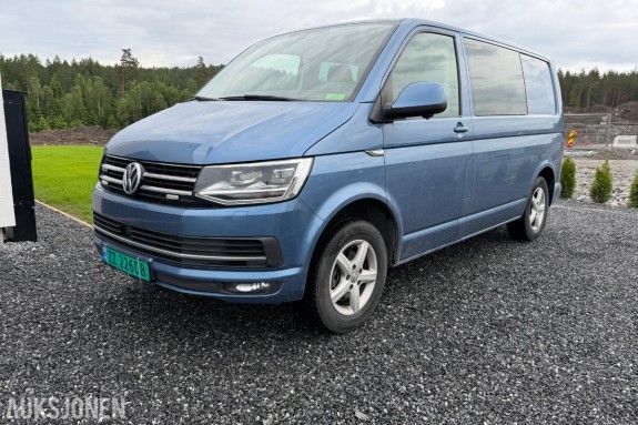 2017 Volkswagen Transporter, 2,0 TDI 150hk Kort 4Motion Webasto Hengerfeste, 201939km