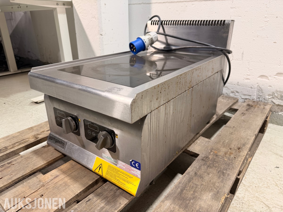 2022 GGM Gastro IDKE2 Induksjonstopp med 2 kokesoner