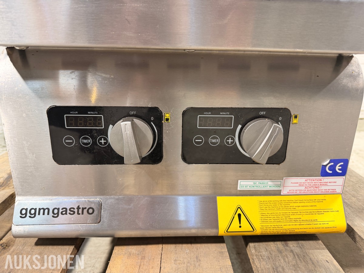 2022 GGM Gastro IDKE2 Induksjonstopp med 2 kokesoner