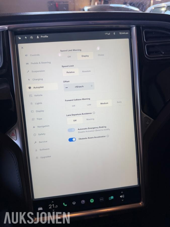 2015 TESLA MODEL S 85D,PANORAMA,EU-OK 10-2027,21"SOMMER, LAV KM !!, 95500KM