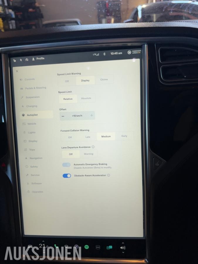 2015 TESLA MODEL S 85D,PANORAMA,EU-OK 10-2027,21"SOMMER, LAV KM !!, 95500KM