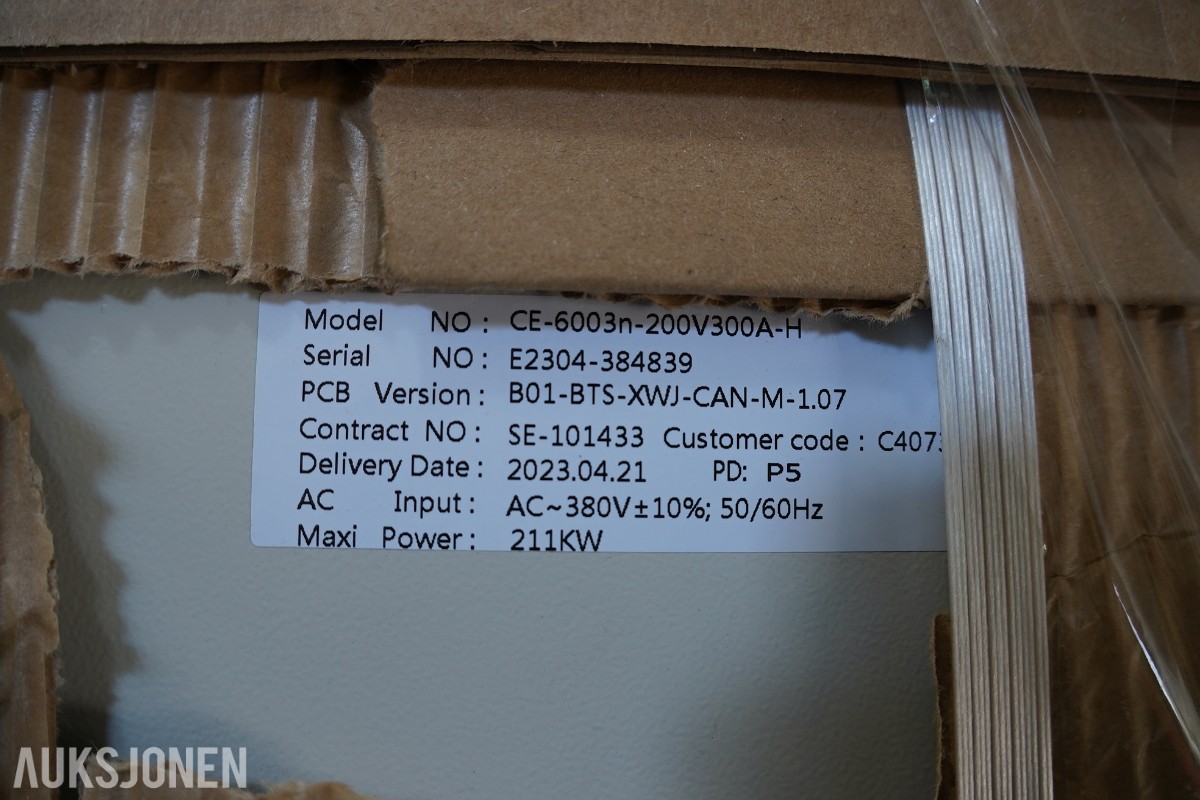 2023 Neware CE-6003n-200V300A-H Batteritestsystem AC 380V 3FAS
