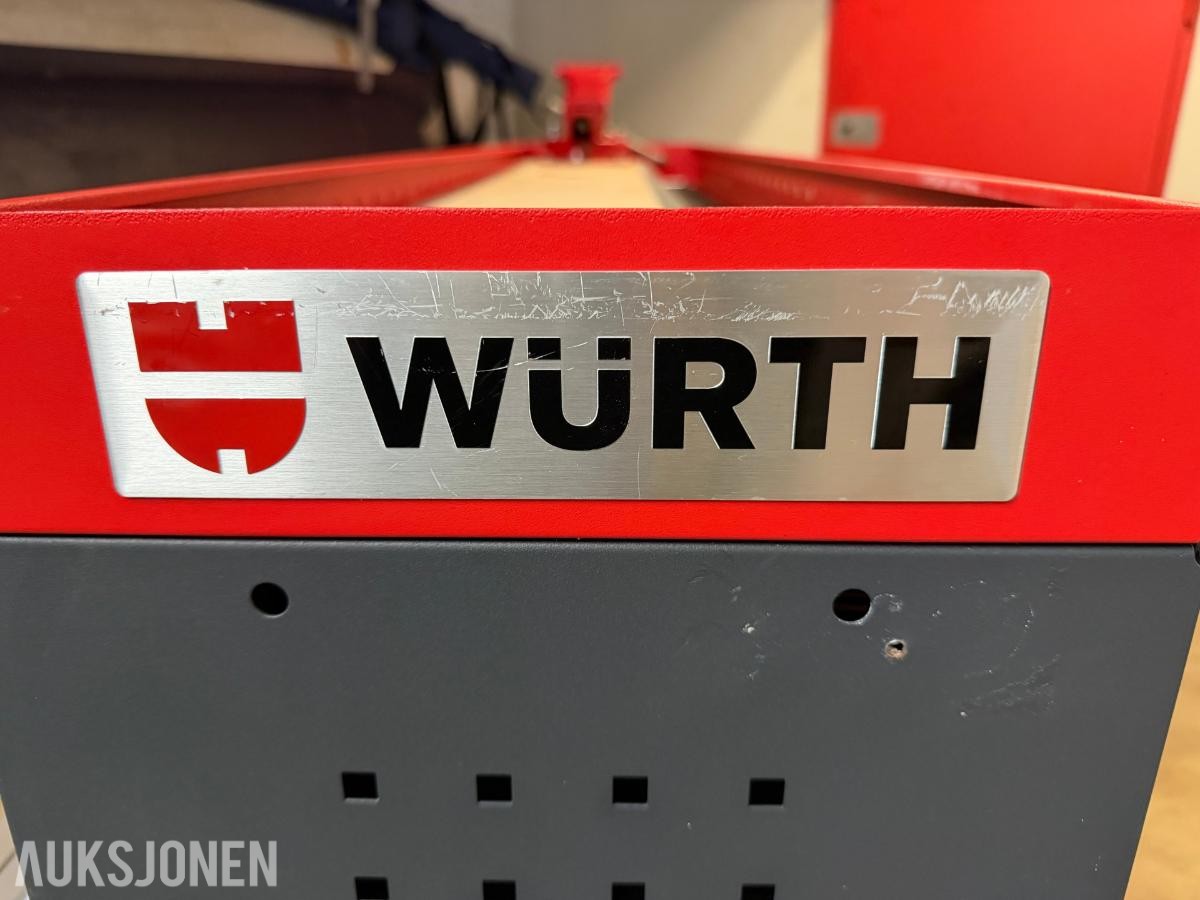 Wurth Bilinnredning til varebil med skyvedør