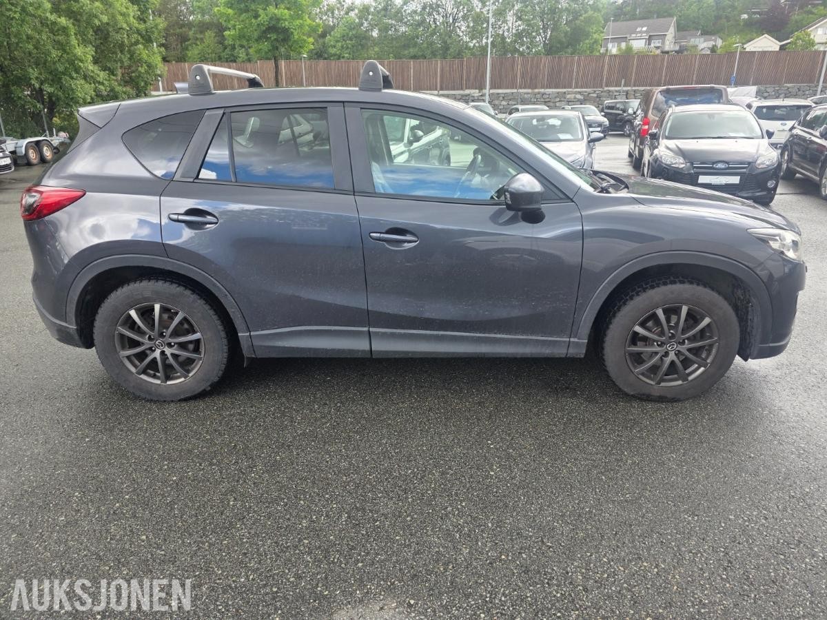 2015 Mazda CX-5, 2,2D 150HK/AUTOMAT/AWD 4X4/OPTIMUM/TILHENGERFESTE/NAVI/KAMERA/SKINN EL.SETER/, 186100km