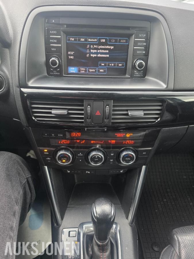 2015 Mazda CX-5, 2,2D 150HK/AUTOMAT/AWD 4X4/OPTIMUM/TILHENGERFESTE/NAVI/KAMERA/SKINN EL.SETER/, 186100km