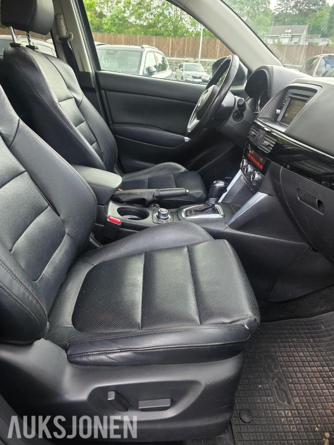 2015 Mazda CX-5, 2,2D 150HK/AUTOMAT/AWD 4X4/OPTIMUM/TILHENGERFESTE/NAVI/KAMERA/SKINN EL.SETER/, 186100km