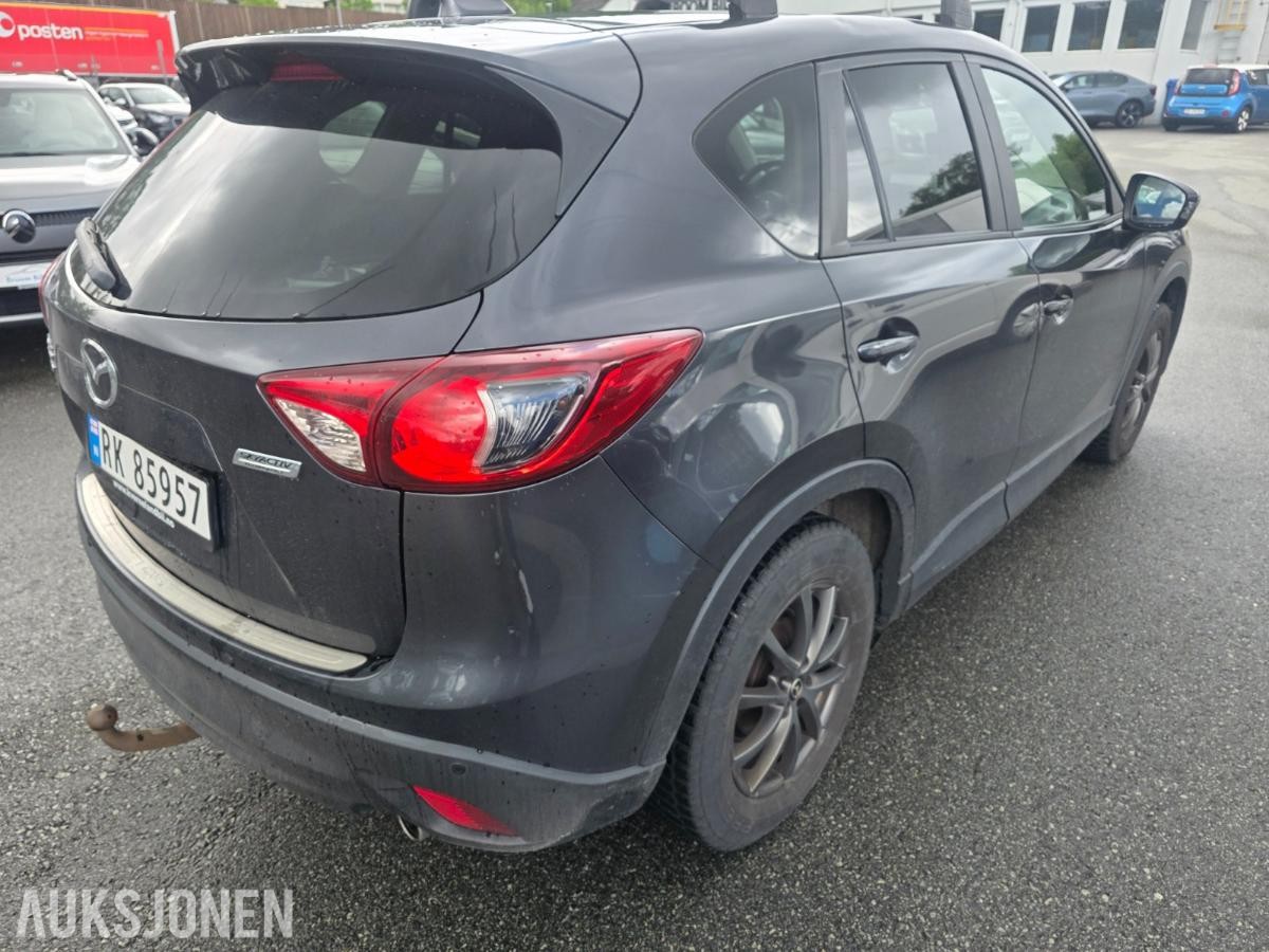 2015 Mazda CX-5, 2,2D 150HK/AUTOMAT/AWD 4X4/OPTIMUM/TILHENGERFESTE/NAVI/KAMERA/SKINN EL.SETER/, 186100km