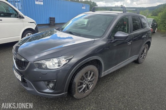 2015 Mazda CX-5, 2,2D 150HK/AUTOMAT/AWD 4X4/OPTIMUM/TILHENGERFESTE/NAVI/KAMERA/SKINN EL.SETER/, 186100km
