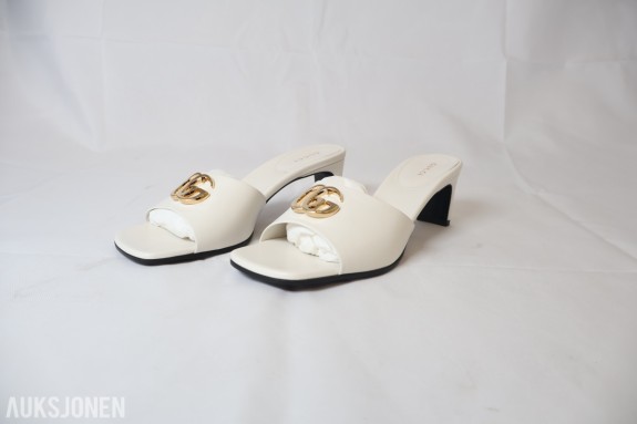 TOLLAUKSJON - Gucci Women's Slide Sandal with Double G