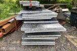 Parti rister og bjelker - Industrigitter/rister ca 30 Stk