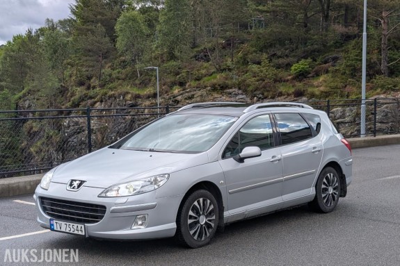 2007 Peugeot 407 2.0 Diesel 136hk Soltak s+v dekk, eu ok til 02.2027