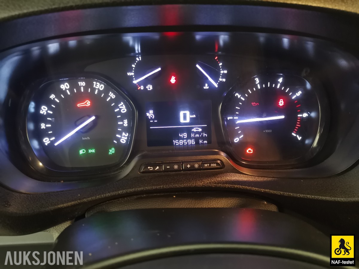 2018 Citroen JUMPY 2.0 HDI 122HK HENGERFESTE KAMERA CRUISE DELSKINN