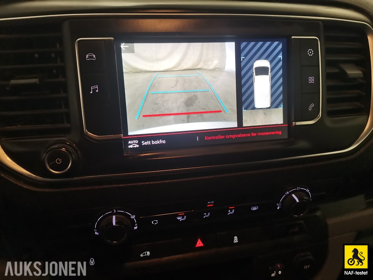2018 Citroen JUMPY 2.0 HDI 122HK HENGERFESTE KAMERA CRUISE DELSKINN