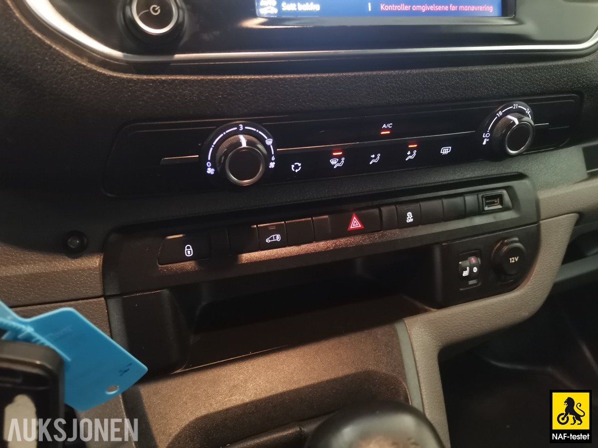 2018 Citroen JUMPY 2.0 HDI 122HK HENGERFESTE KAMERA CRUISE DELSKINN