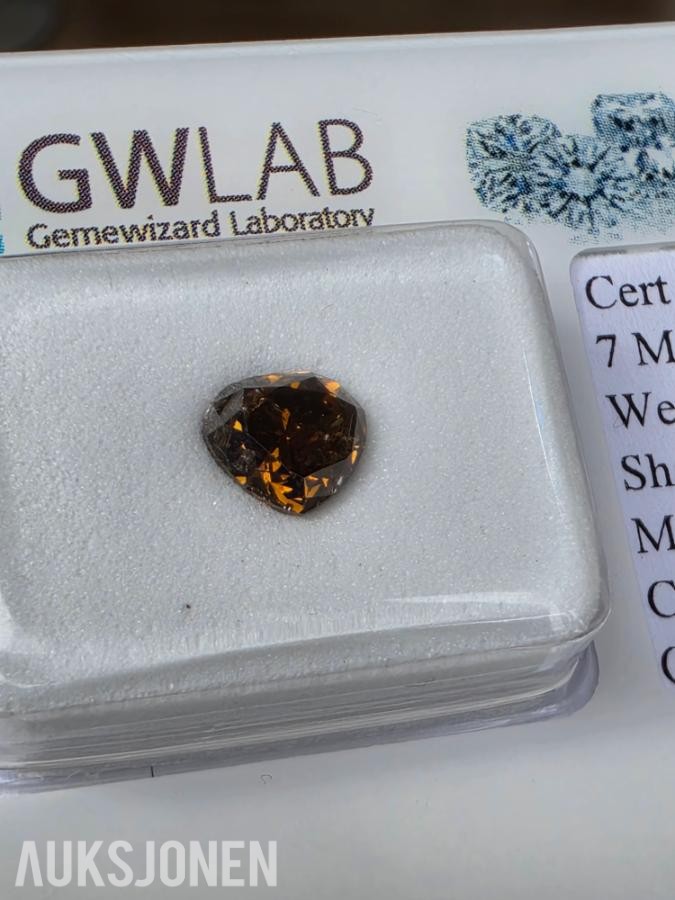 1.05CT FANCY NATURLIG DIAMANT! GWLAB SERTIFIKAT!