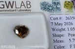 1.05CT FANCY NATURLIG DIAMANT! GWLAB SERTIFIKAT!