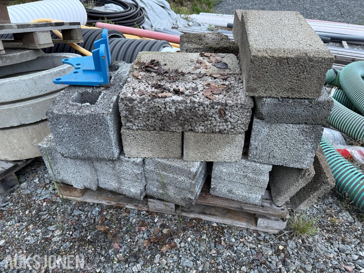 Leca blokker i ulike dimensjoner
