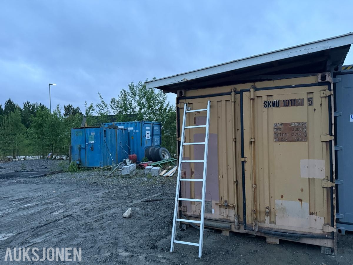 Container 20 fot Med ekstra tak