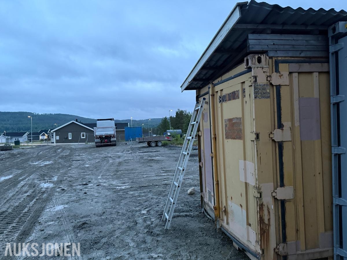 Container 20 fot Med ekstra tak