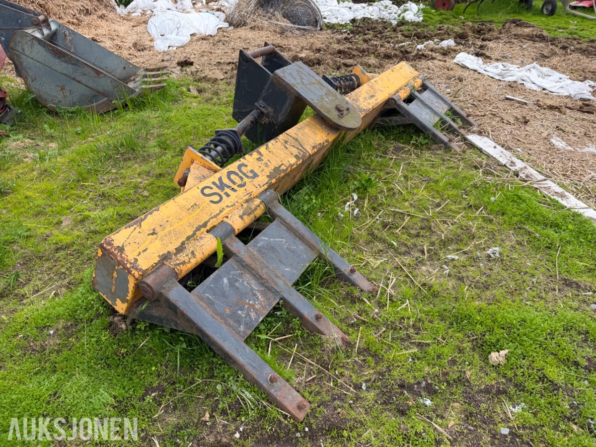 Skogsrive til gravemaskin S40 feste