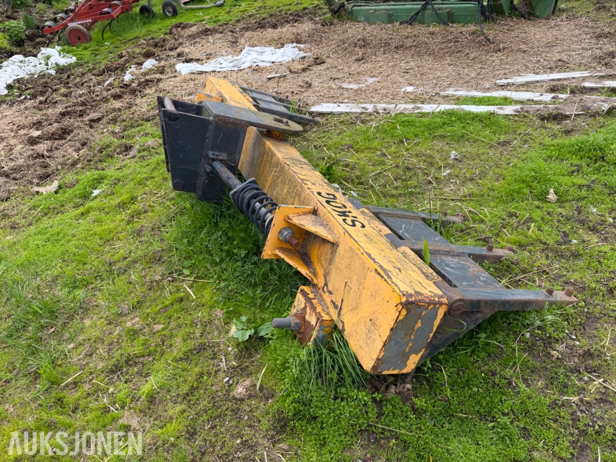 Skogsrive til gravemaskin S40 feste