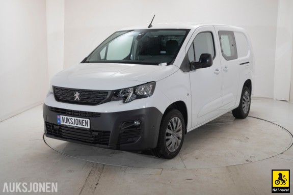 2023 Peugeot Partner 1,5 HDi 130HK L2 AUT CRUISE SKYVEDØRER PARK. SENSORER