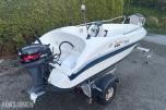 2008 Crescent SeaCraft 381 med motor og hengar