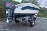 2008 Crescent SeaCraft 381 med motor og hengar