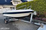 2008 Crescent SeaCraft 381 med motor og hengar