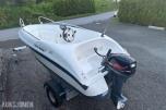 2008 Crescent SeaCraft 381 med motor og hengar