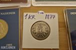Norges bank 1981-2000-1kr Sølv Oscar 1877-Minnemynter