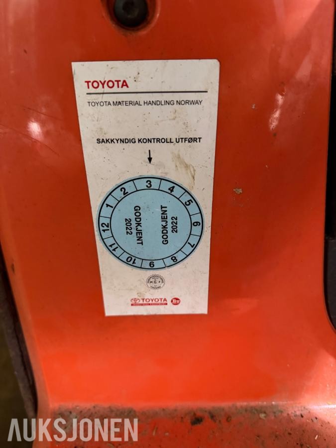 Toyota BT Staxio pallestabler