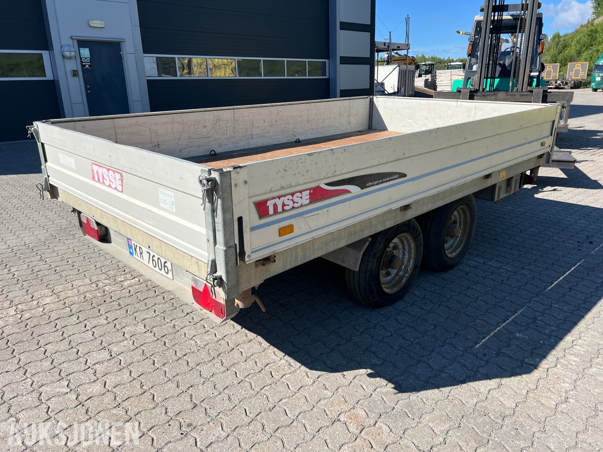 2015 Tysse pro-varehenger 3500kg