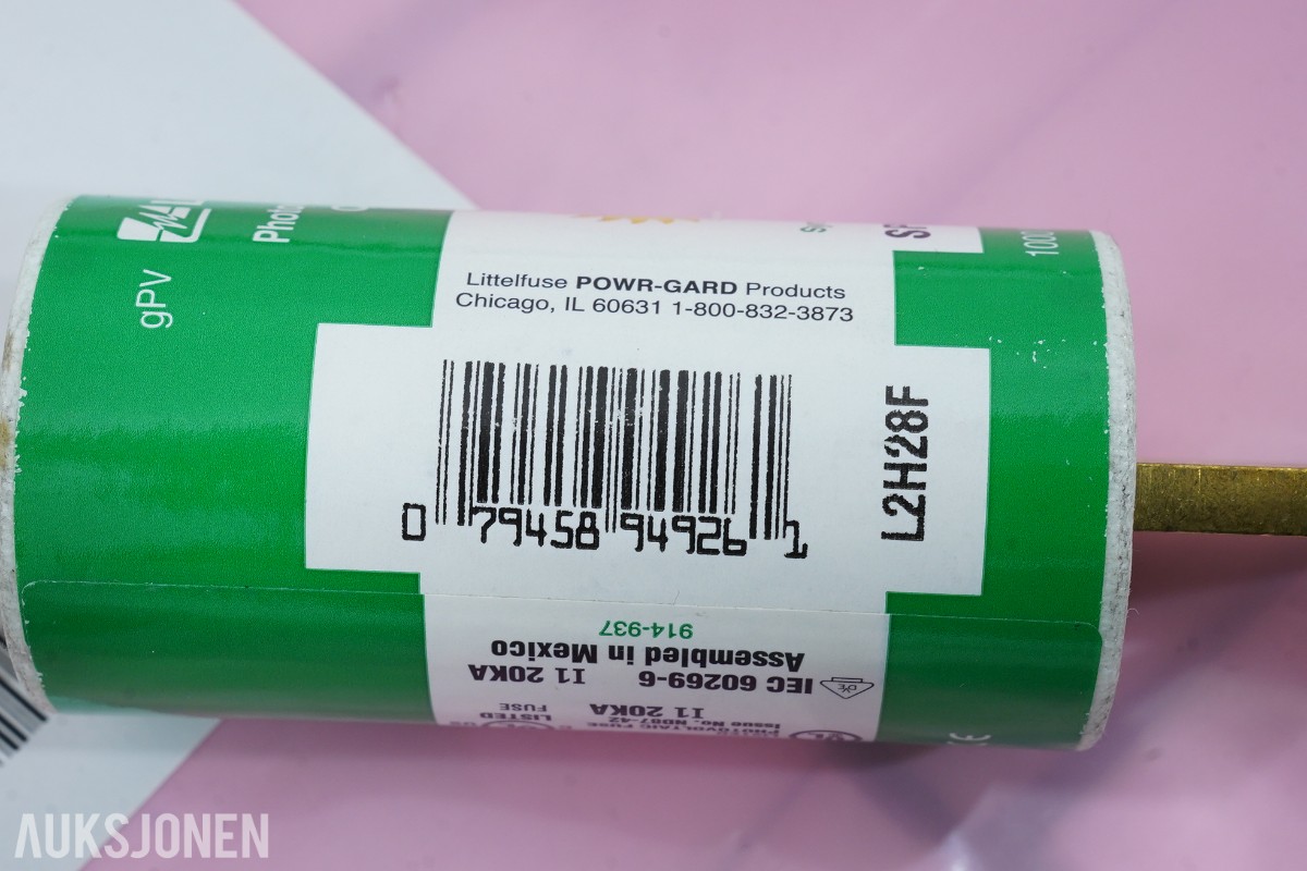 29 stk Littelfuse SPFJ200.X 200A 1000VDC gPV solcellesikringer Class J