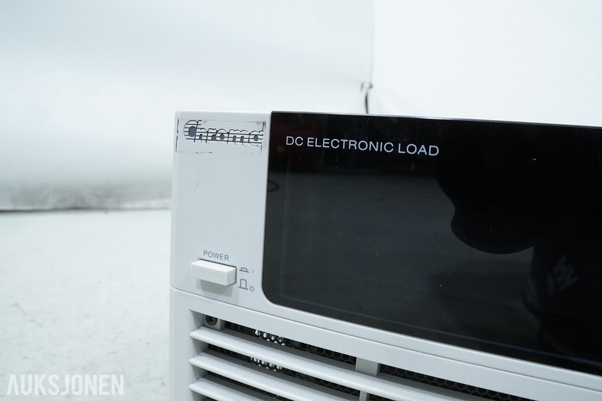 Chroma 63204A-600-280 DC elektronisk last – 600V / 280A / 4kW med tilbehør