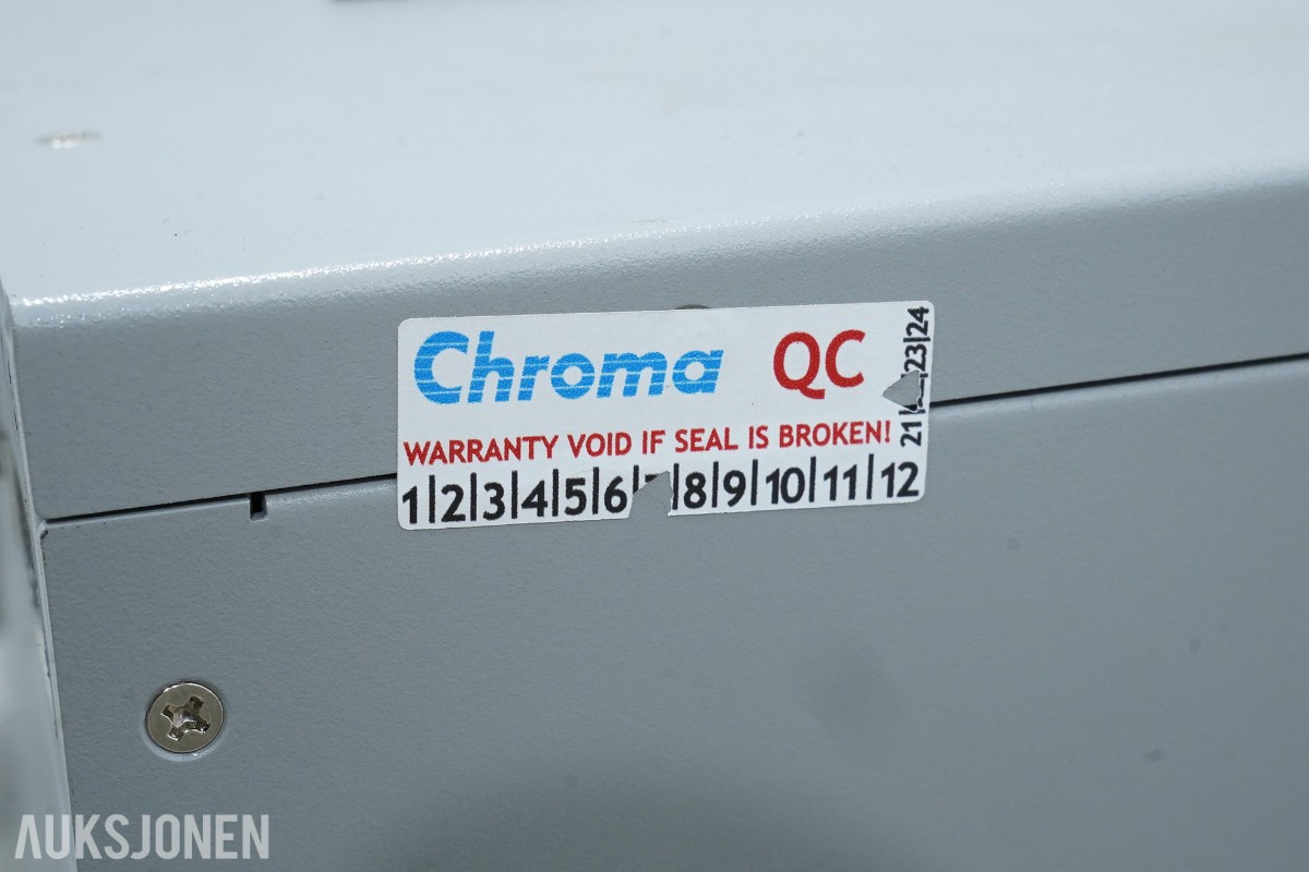Chroma 63204A-600-280 DC elektronisk last – 600V / 280A / 4kW med tilbehør