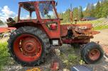 1974 Volvo BM650 traktor med frontlaster, lavt timeantall, repobjekt