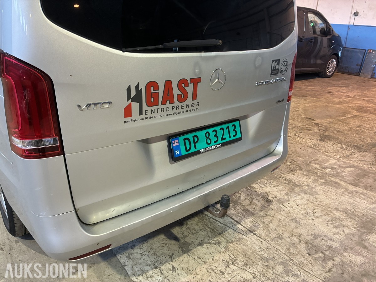 2015 Mercedes-Benz Vito 4MATIC AUTOMAT HENGERFESTE VARMER LED