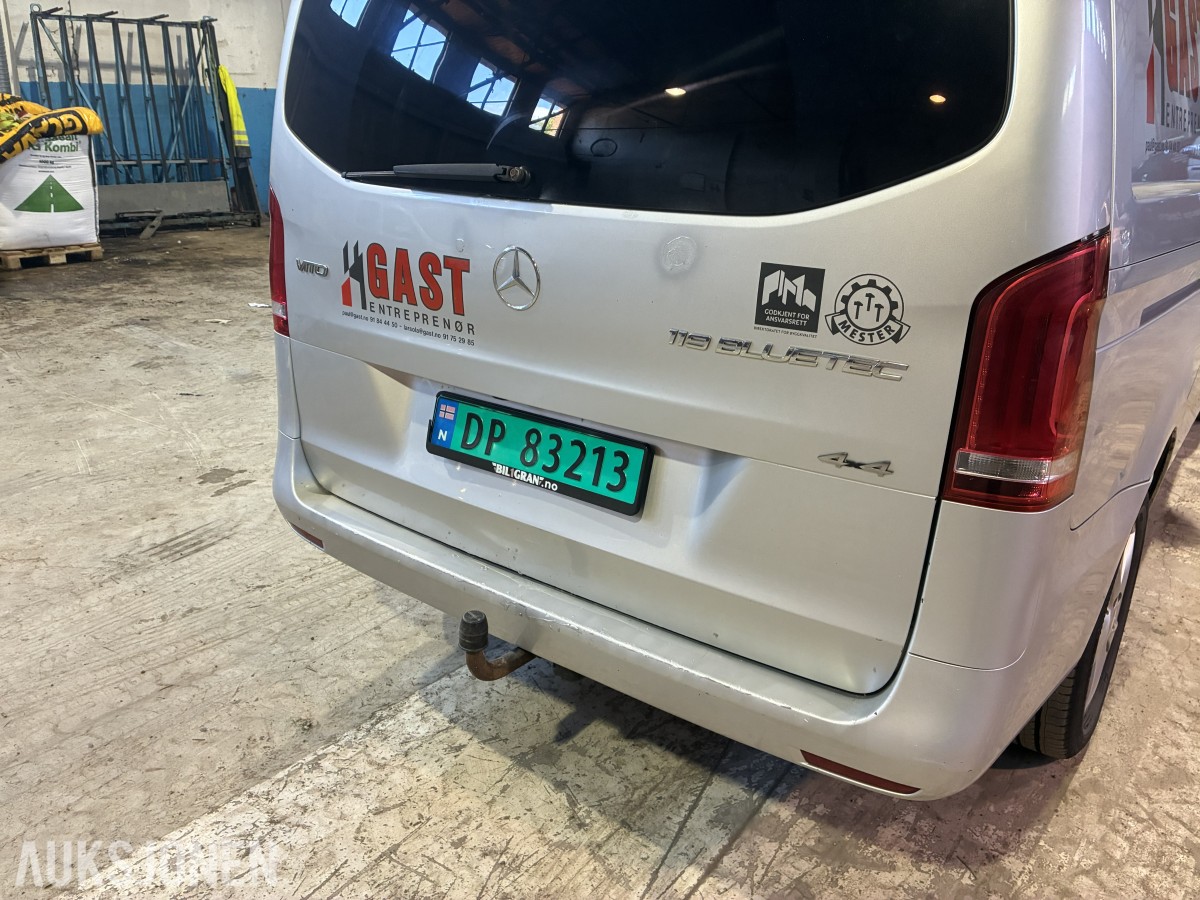 2015 Mercedes-Benz Vito 4MATIC AUTOMAT HENGERFESTE VARMER LED