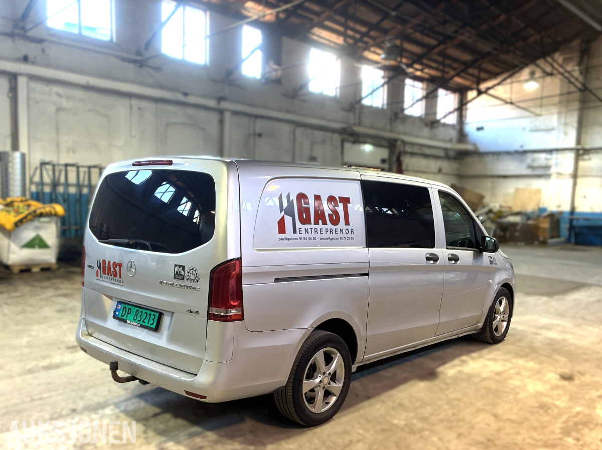 2015 Mercedes-Benz Vito 4MATIC AUTOMAT HENGERFESTE VARMER LED