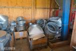 2000 Parti med nye ventilasjonsdeler  – Spirodeler, lydfeller, ventiler, spjeld m.m.