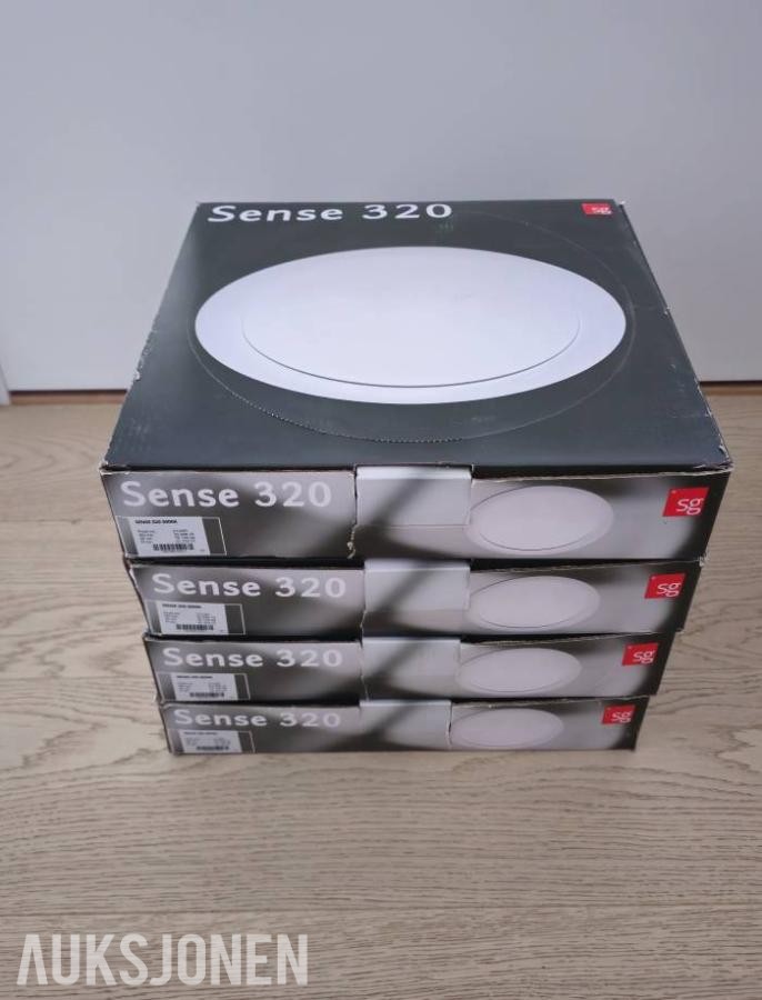 SG Sense 320 LED panel 3000K Hvit - 4stk.