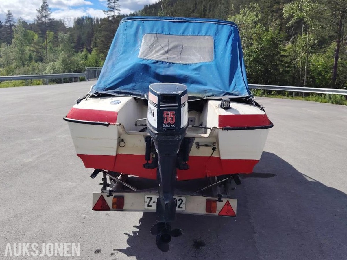 1985 Skibsplast 550 55hk Yamaha Båthenger