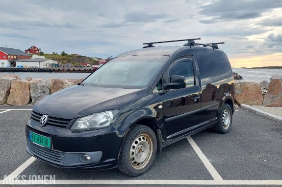 2012 Volkswagen CADDY 1.6 102hk automat hengerfeste skinn takrails eu ok 02.2028