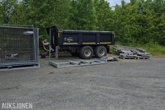 2022 Bailey dumperhenger for traktor – 16 tonn nyttelast – ny strølem