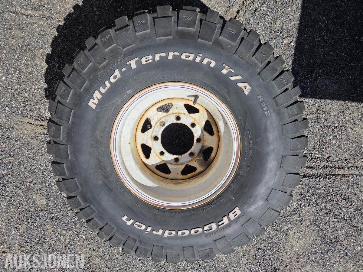 4 stk Offraoad Dekk 35x1250R15LT1130, Boltsirkel 8x165.1